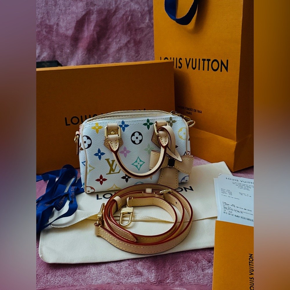 Louis Vuitton X Murakami Nano Speedy 
New in Box 🌸✨trying to sell ASAP